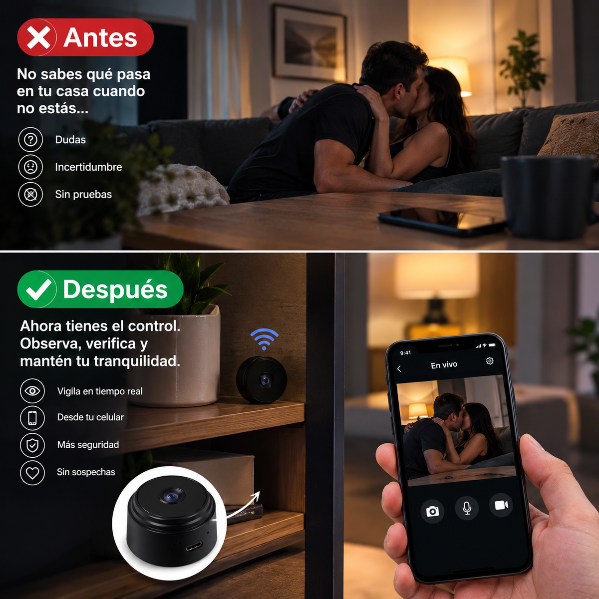 📷 MINI CÁMARA WIFI A9