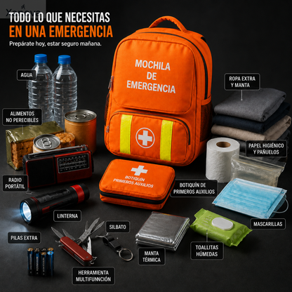 MOCHILA DE EMERGENCIA