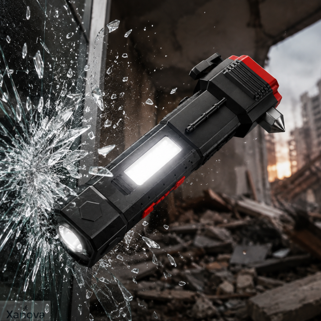 Prepárate para cualquier emergencia con nuestra Linterna Martillo