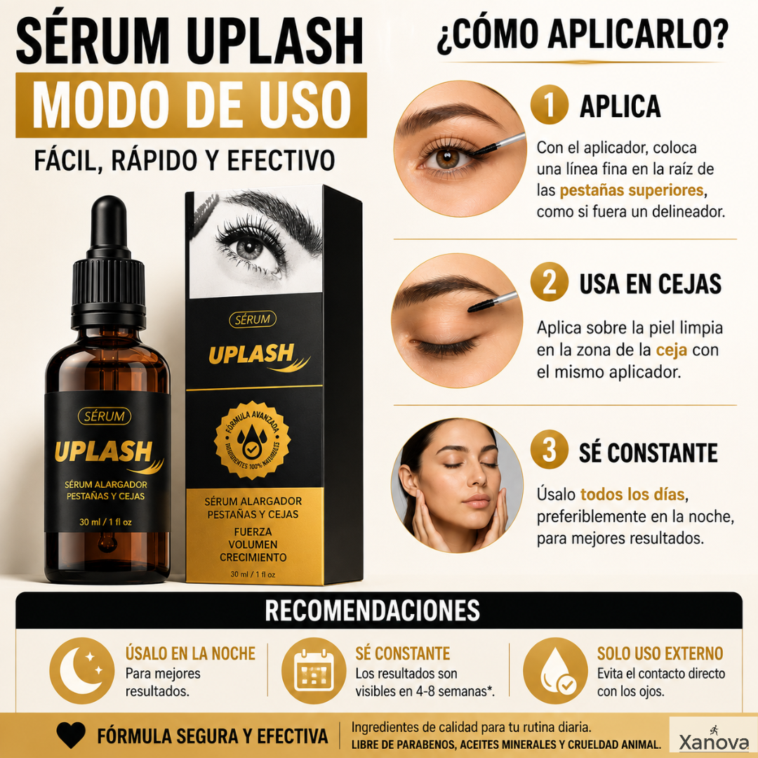 Serum Uplash Para Pestanas Y Cejas
