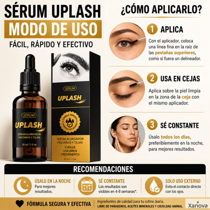 Serum Uplash Para Pestanas Y Cejas
